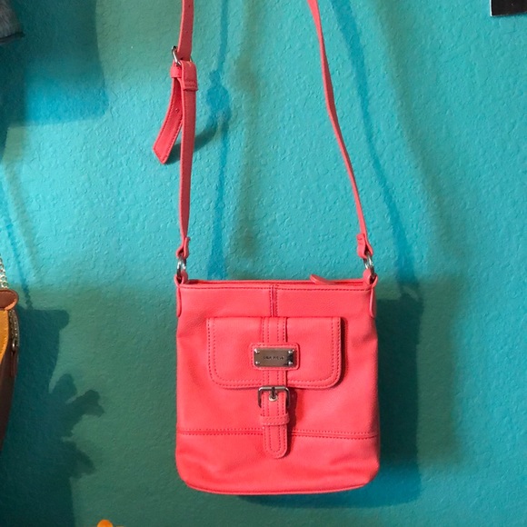 Nine West Handbags - Pink coral crossbody purse